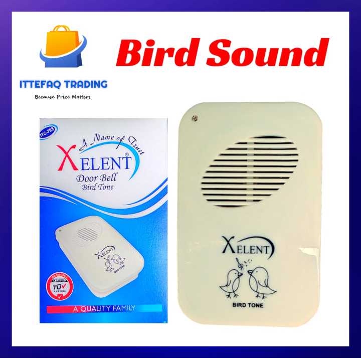 Door Bell Wired Premium Quality Bird Sound AC 220V-Xelent ITC-793