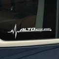 2PCS Funny Car Stickers Side Window PVC Decal For Suzuki Alto Auto Accessories. 