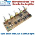 PT2399 Echo Microphone Bass Tone Treble Pre Amplifier Board Karaoke Reverb Kit. 