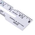 2pcs Sewing Gauge Sewing Ruler Measuring Tool Sewing Accessories 15cm. 