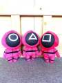 Squid Game Plush Toy Kawaii Peluche Stuffed Doll Korean Funny Cartoon Squid Game Character Toys Halloween Christmas Kids Gifts. 