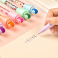 5 IN 1 Cute Seal Ballpoint Pen Children Toys Multi-function Bubble Ballpoint Pen Gift For Boys Girls Roller Stamp Pen With Light. 