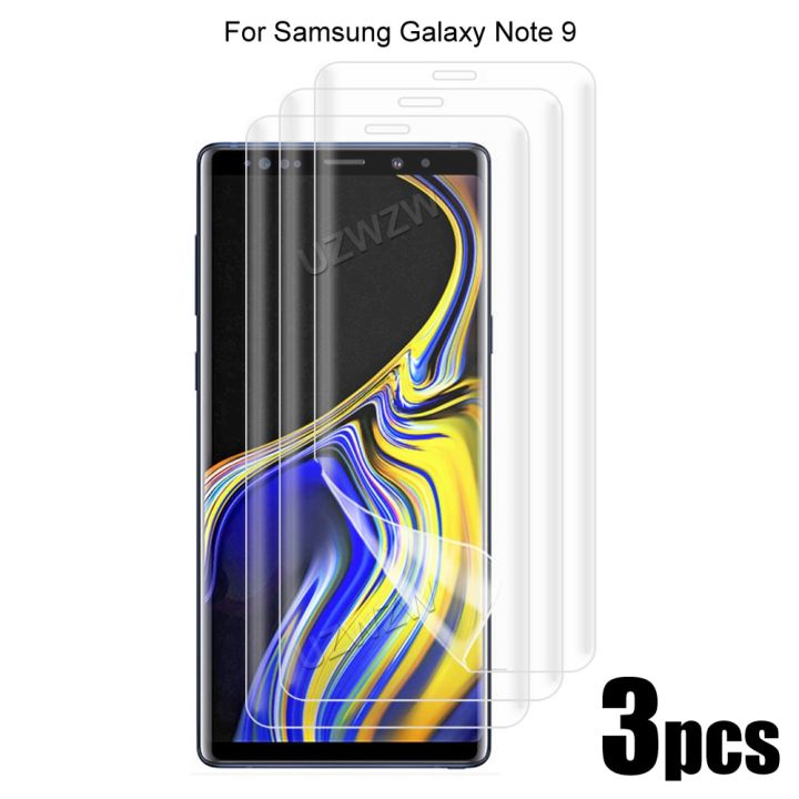 3pcs For Samsung Galaxy Note 9 Screen Protector Soft Hydrogel Film 3D Curved Full Coverage