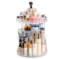 Top Best Quality 360 Degree Rotating Makeup Organizer Cosmetic Storage Box Lipstick Holder Make Up | Cosmetics Makeup Organizer Acrylic 3D Rotating 360 | SJR Collections. 