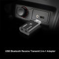 Kebidu USB Bluetooth 5.0 Launcher Receiver Adapter 2 in 1 Wireless Audio Adapter for T V PC Computer Speaker Car. 