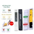 3 in1 TDS+EC+Temp Meter and PH Meter with ATC Digital Accuracy Water Quality Monitor Pen Style Portable Tester ( Free pH test strips 80 Paper Test Strips). 