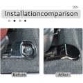 For Toyota Anti-Dust Seat Bracket Fixing Bolts Cover Trims Black 4PCS. 