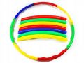 Hula Hoop ring 8 PCS Set, fitness ring Detachable Adjustable Size Kids Hula Hoop, Suitable for Girls, Boys and Pet Training, Exercise Equipment Toy, Rings for Sports. 
