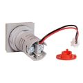 Digital Panel Light Ampere amp Volt Meter 0-100 Amp 2in1 light meter 22mm meter front square back round meter. 