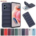 For Redmi Note 12 4G Silicone Shield Case Anti-Drop For Redmi Note12 4G Safety Protection Phantom Shockproof Back Cover. 