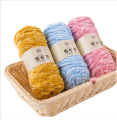 100g Soft Chenille Yarn for Knitting DIY 100% Polyester Velvet Yarn Amigurumi Accessories 130M. 