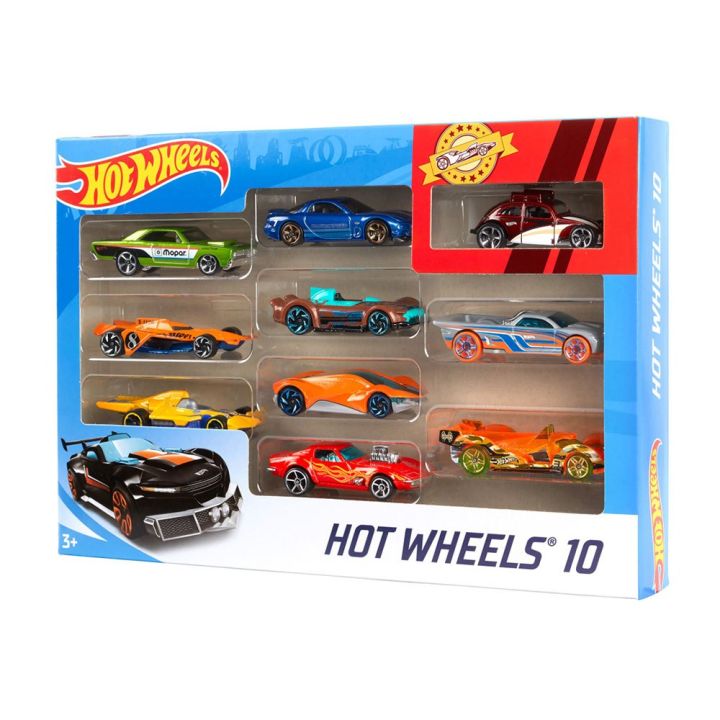 10 Pcs Hot Wheels Style Die-Cast Alloy Car Set – Premium Metal Racing Cars for Kids main image 1