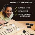 Table Hockey Paced Sling Puck Board Game Fast Sling Puck Winner Party Game Adult Child Family Game Desktop Battle Board Game. 