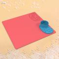 Silicone Craft Mat, 16×15.7 Inches Silicone Art Mat with Water Cup and Paint Holder, Silicone Artist Mats for Crafts Perfect for Resin Mat. 