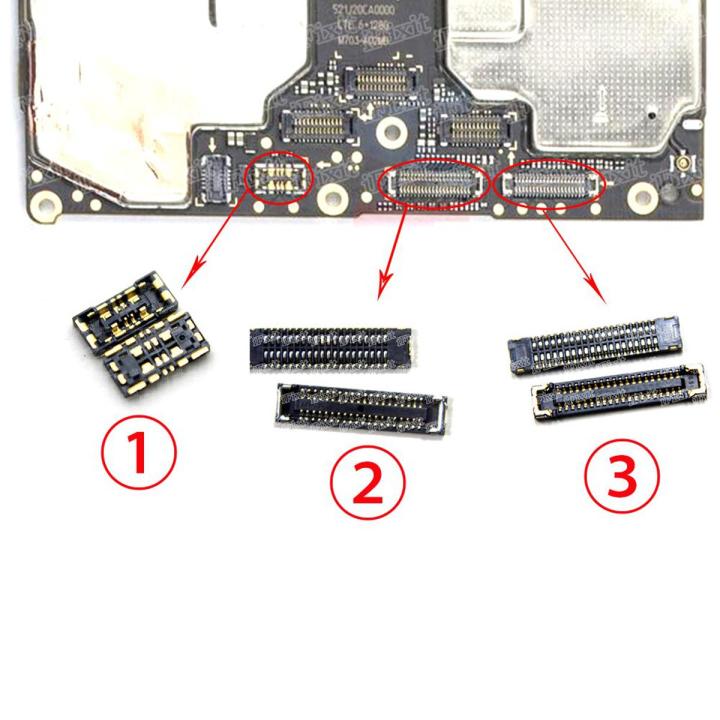 2pcs-10pcs LCD Display Screen FPC Connector For Xiaomi POCO X3 / X3 pro USB Charger Charging Contact Plug battery connector
