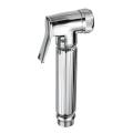 Conventional Hand-Held Bath/Toilet Shower Head Nozzle Holder Bidet Spray Silver NEW. 