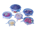 Silicone Stretch Lids Reusable Heat Resistant Various Sizes Cover for Bowl. 