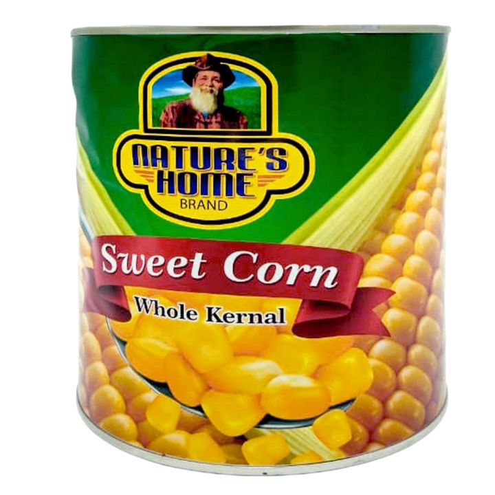 Nature’s Home Brand Canned Whole Kernel Sweet Corn 380 g Tin