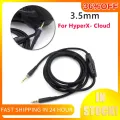 For HyperX Cloud/Cloud Alpha 1.5m 3.5mm Headphone Audio Cable Male to Male Cord Line Replacement with Tuning Gaming Headset. 
