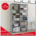 Modern books rack for storage large books multi shelfs Portable Bookshelf with Back laminated sheet, multi Cubes Closet Storage Organizer Bookcase, for Living Study Room,Bedroom 12mm thickness. 