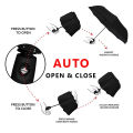 Fully Automatic 10 Ribs Folding Umbrella for Rain and Sun Protection for Men Women High Quality Portable Three Steps Folding Umbrella. 