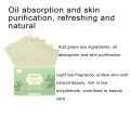 100Pcs Facial Oil Absorbing Paper Plant Fibres Breathable Make up Blotting Sheet. 