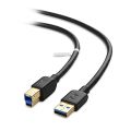 Super Speed USB 3.0 Type A to B Cable Genuine 2-Meters. 