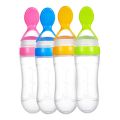 Pack of 4 | Baby Silicone Spoon Feeder + Fruit Pacifier + Knee Pads + U Shape Brush. 