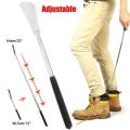 Long handle Shoehorn Smooth Convenient 30-64cm Shoe lifter tool Adjustable Durable Telescopic handle Shoehorn for Elderly Pregnant women Mobility aids Senior citizens Independent living. 