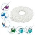 New Premium Replacement Mop Heads Refills for Universal 360° Spin Magic Mop, Hurricane Compatible Standard Replacement Round Spin Mop Heads Microfiber. 