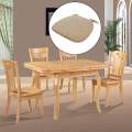 Chair Cushion with Ties Dining Chairs Nonslip Seat Cushion Pad Black Grey. 