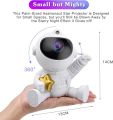 Astronaut Galaxy Star Projector Lamp - Rotating Starry Sky Night Light for Kids' Room. 