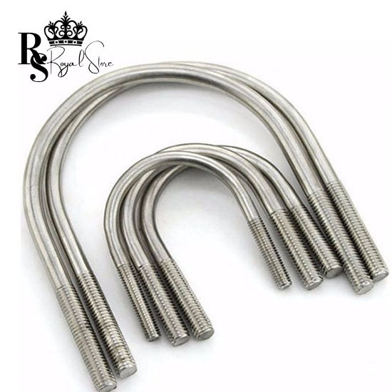 GI U Clamp with Double Hex Nut 1/2" (2 Pcs)