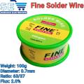 Solder Wire with Flux  0.7mm 100g Fine Soldering Wire Roll. 