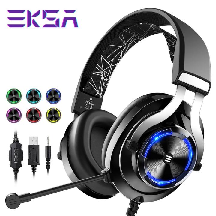 EKSA E3000 Gaming Headphone Superior Stereo Sound Noise Cancelling Microphone With RGB Light