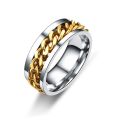 Stainless Steel Spinner Chain Ring For Men and Boys. 