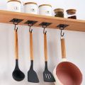 Seamless Wall Hanging Storage Hooks / Space Saving Door Storage Heavy Duty Rack Hanger / Wall Mounted Bathroom Kitchen Bag Towels Key Storage Holder / Multifunction Wall Racks. 