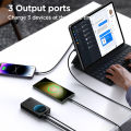 Joyroom PBF02 30W PowerBank 20000mAh PD Fast Charger Portable External Battery Charger For MacBook Laptop Tablet 30W PD USB C Fast Charging Portable Charger, 3 Outputs and 1 Inputs External Battery Pack with LED Display for iPhone 15 pro max/14 pro max 13. 