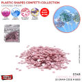 Metallic Confetti Foil Shapes Collections, Stars Confetti, Heart, Snowflakes., Flower, Butterflies, Blossom. Circles Shape Wedding Party Balloon, Birthday Supply Celebration, Event Decor, Engagement/Mehendi, Graduations Parties Only For Bobo Balloons. 