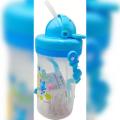Baby sipper water bottle for kids/ bunny rabbit Cap Sipper Bottle 450ml With Animal theme Printed Bottle Good Storage Capacity Can be Used For MILK JUICE Cute Shape Bottle For Outdoor Usage OR School. 