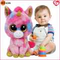 Ty Beanie Boos Fantasia the Unicorn Stuffed Toy (Large) Sot Plushie with Glittery Eyes. 