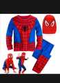 Spiderman costume dress for kids and boys from 2 to 8 year old. 