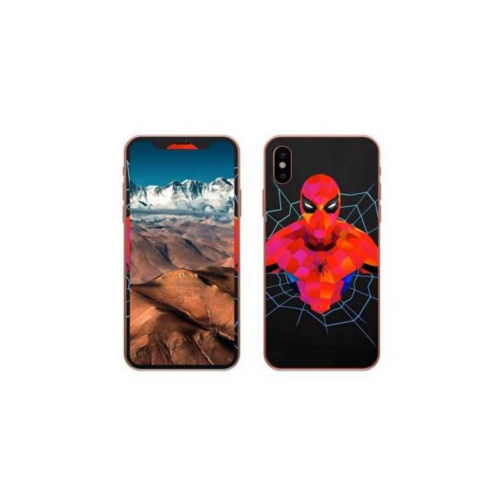 Apple Iphone X Custom Design Spider Man Mobile Skin