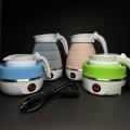 600ML Travel Collapsible, Portable, Foldable, Mini Electric Kettle, BABY SILICONE MATERIAL SAFE TO EAT. 
