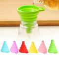Handy Foldable & Collapsible Silicone Funnel - Silicone Funnel Foldable. 