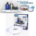 Instahang 360 Degree Rotating Shelf No Need To Punch Corner Shelf Storage Organize. 