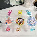Cartoon Keychain Anime Nezha Figures Acrylic Keys Ring Accessories Key Chain Toy CHAINI. 