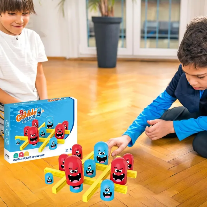 Gobble!%204-Bracket%20Tic%20Tac%20Toe%20Battle%20Game%20-%20Portable%20Indoor/Outdoor%20Party%20Fun%20for%20Kids%20&%20Adults%20-%20Pakistan's%20Viral%20TikTok%20Challenge%20-%20Image%207