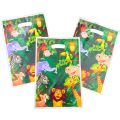 Jungle Goody Bags - 10 x 6 Inch - Gift Bags - Jungle Themed Party - Green - Unisex - Pack Of 10. 