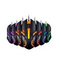 Best RGB Gaming Mouse 7 Colors LED Backlight - Flank Cable Silent Mice Gaming Mouse For Laptop / PC. 
